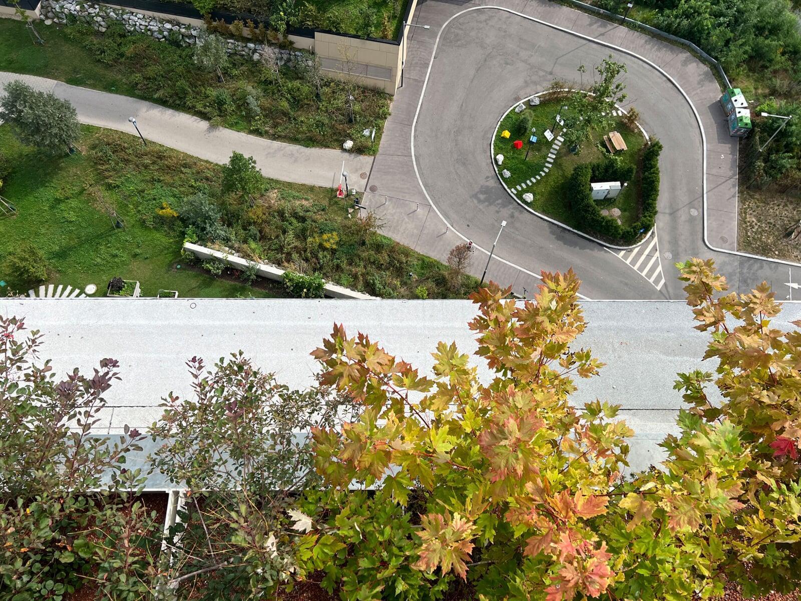 Biotope City Blick von Dach